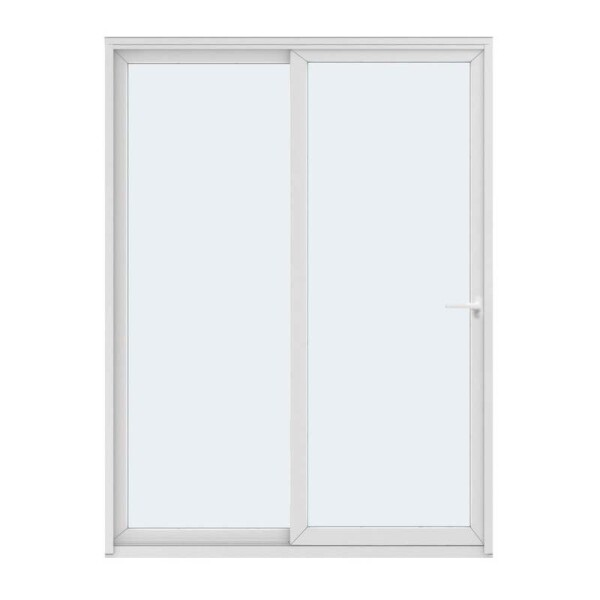 Ventana de PVC Blanco 200 X 200 Puerta Corrediza Aislante Ventana de PVC Blanco 200 X 200 Puerta Corrediza Aislante