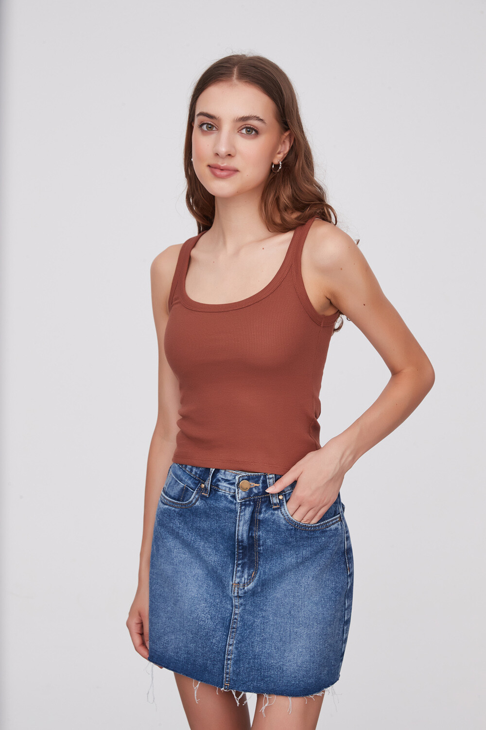 Musculosa Malisa Marron