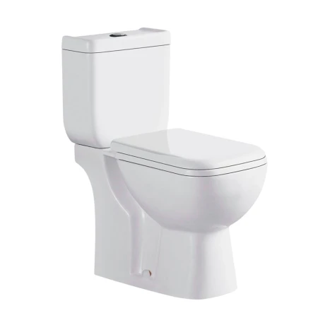 Mochila doble descarga para inodoro horizontal Blanco Brillo De Porcelana BLANCO