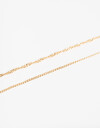 Pulseras Flexibles Sets Metal Set De Pulseras Flexibles Bañado En Oro - Dorado