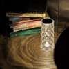 Lampara de mesa cristal USB Diamante Lampara de mesa cristal USB Diamante