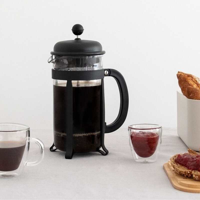 Cafetera Prensa Francesa Bodum Portátil de 1 Lt Negro