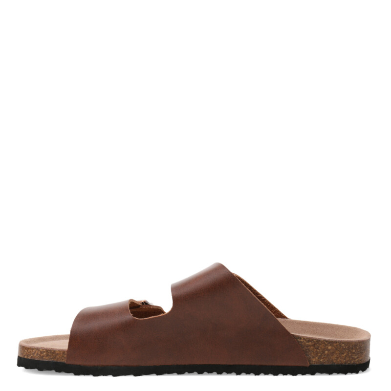 Sandalias de Hombre Branch ROUF con dos bandas Marrón