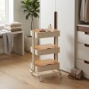 ORG METAL BEIGE CL C/RUE 3 NIV Unica