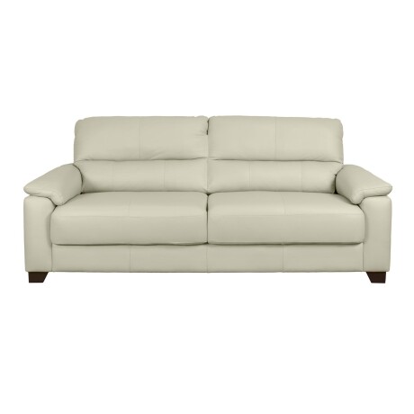 SOFA 3 CUERPOS CUERO-100-NATURAL NATURAL-BEIGE VENECIA CRUDO