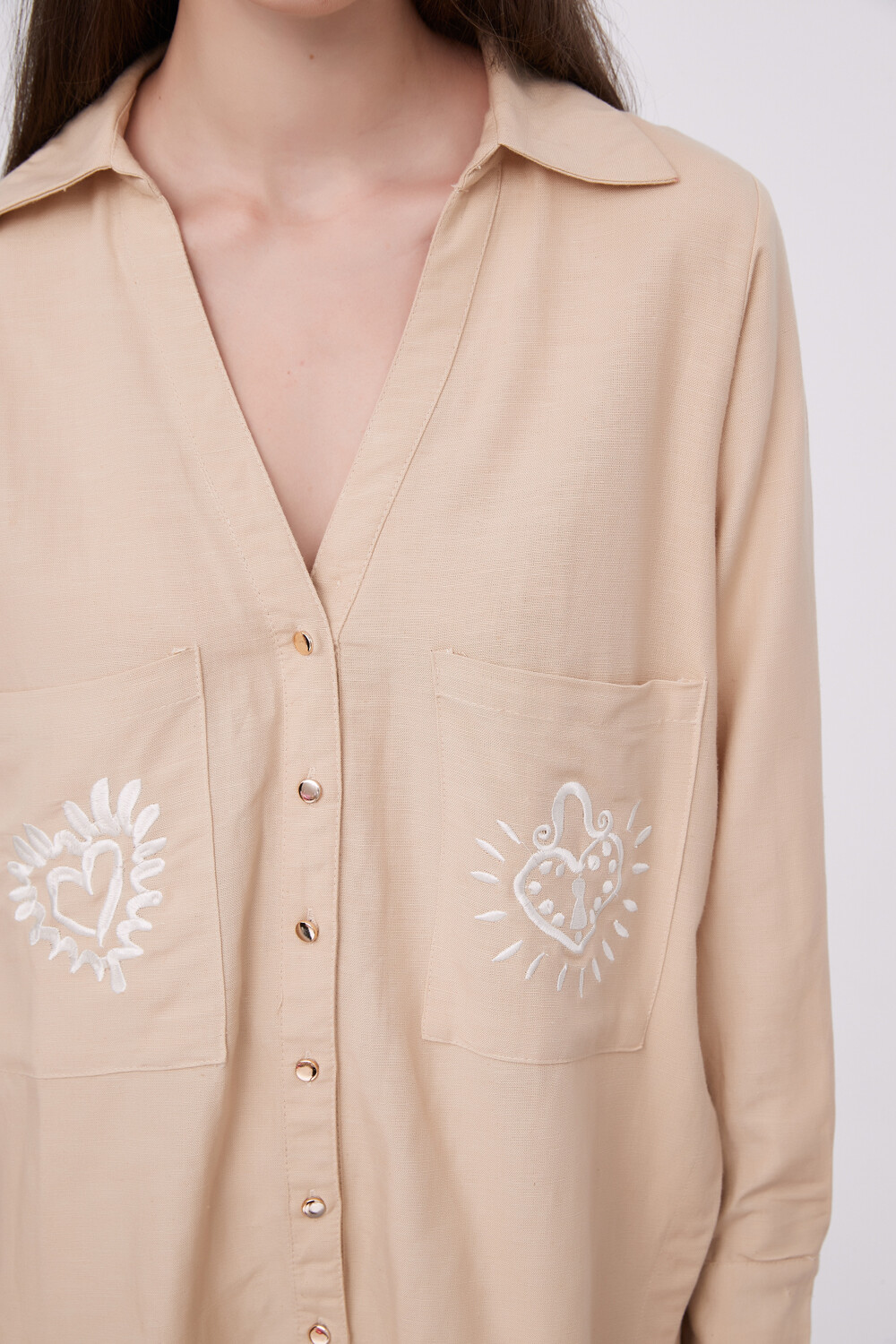 Camisa Clarisett Beige