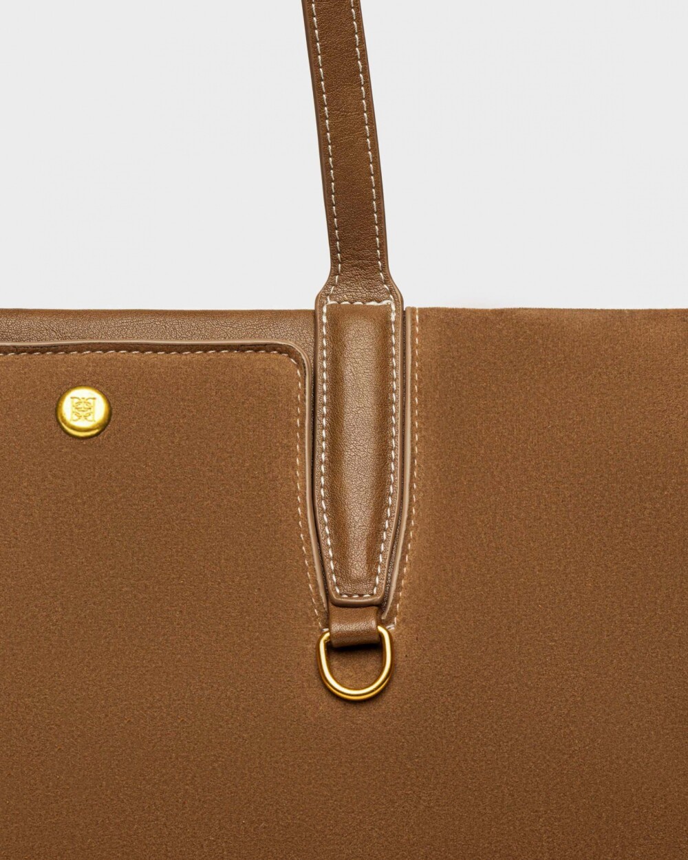 Bolso Paddock en efecto gamuza Verde