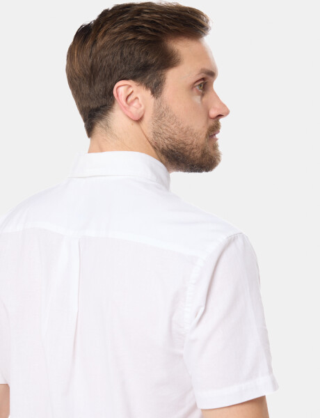 CAMISA DE LINO Blanco
