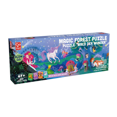 Puzzle Bosque Mágico Glow 1.5 m 200 piezas Hape Puzzle Bosque Mágico Glow 1.5 m 200 piezas Hape