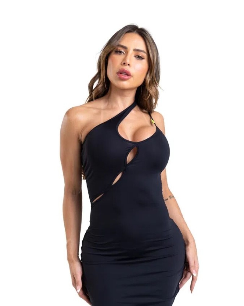 Vestido De Color Negro By La Bellamafia U