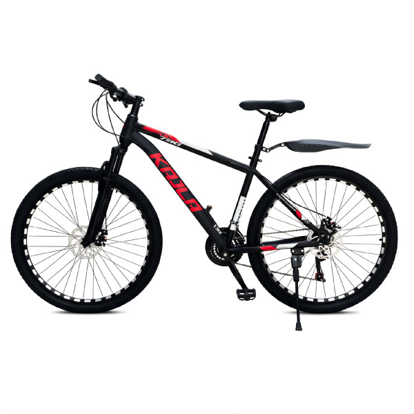 Bicicleta Kajla Montaña Rodado 26 Freno Disco 21 Velocidades Color Negro Rojo
