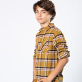 CAMISA SATER TEEN M/L RUSTY Mostaza