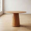 Mesa de Comedor Zara 1.2 Redonda - Línea Manhattan Marrón