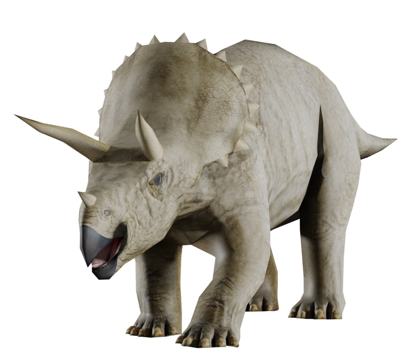 Bloque de dinosaurio - triceratops 