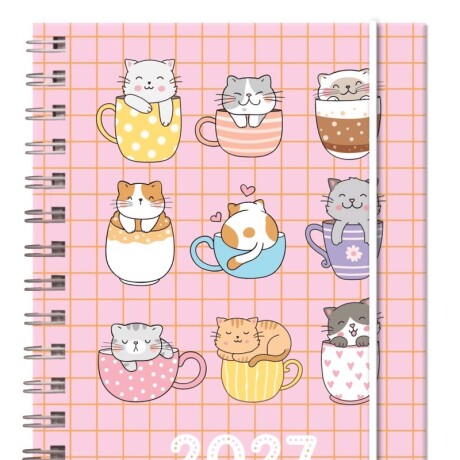 AGENDA GATO GATITOS EN TAZAS 2027 AGENDA GATO GATITOS EN TAZAS 2027
