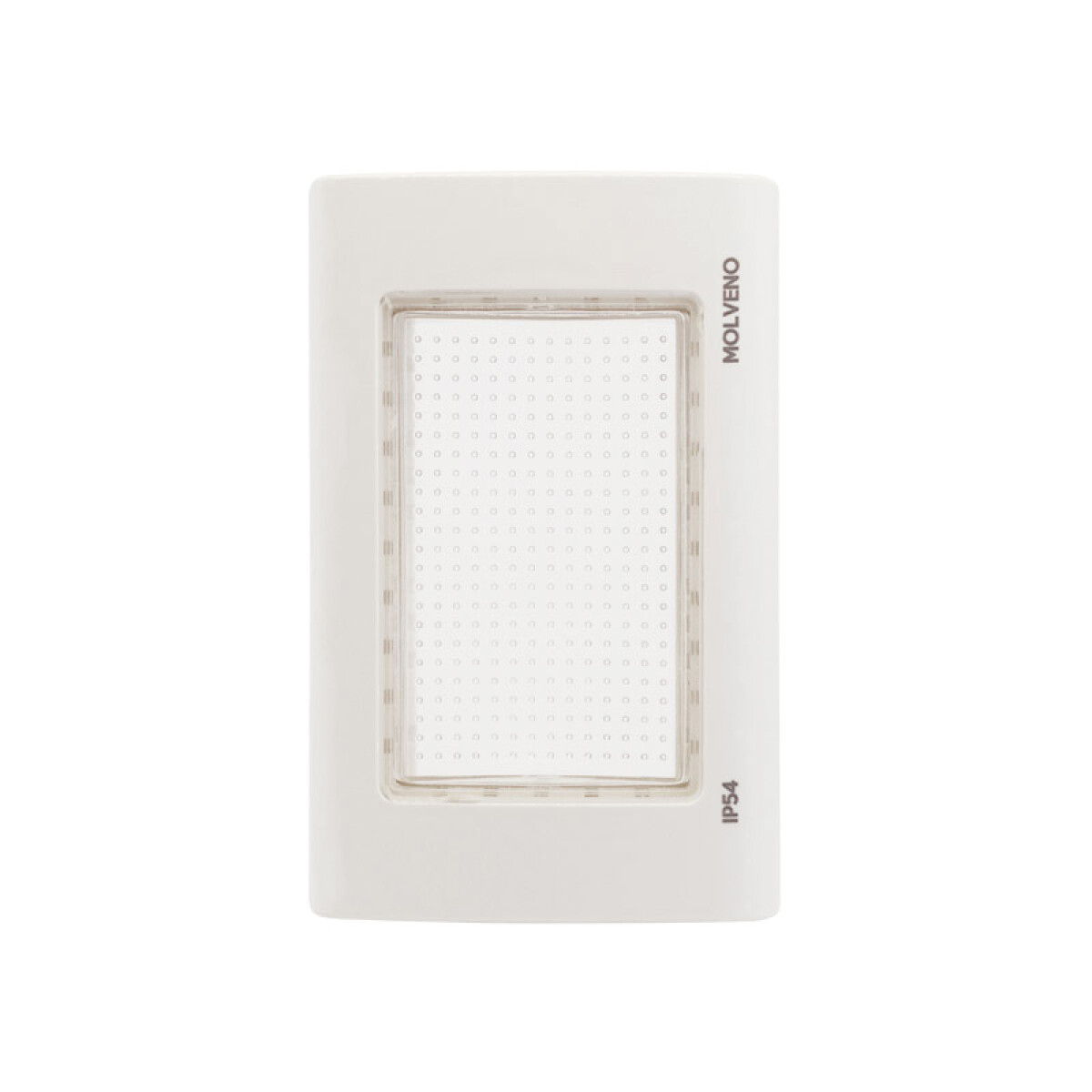 Plaqueta de Embutir con Membrana IP54 Atenea Blanca 