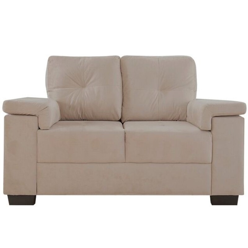 Sofa Luares 2 Cuerpos Tela Arena Sofa Luares 2 Cuerpos Tela Arena