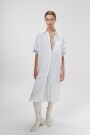 Island Linen Midi Dress Blanco