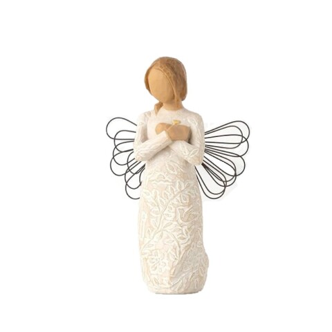 Adorno angel de resina 9x14cm en caja Adorno Angel De Resina 9x14cm En Caja