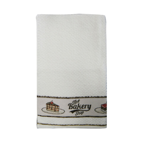 Repasador Jacquard para Bordar Dohler 45 cm x 70 cm 6257 BAKERY BCO