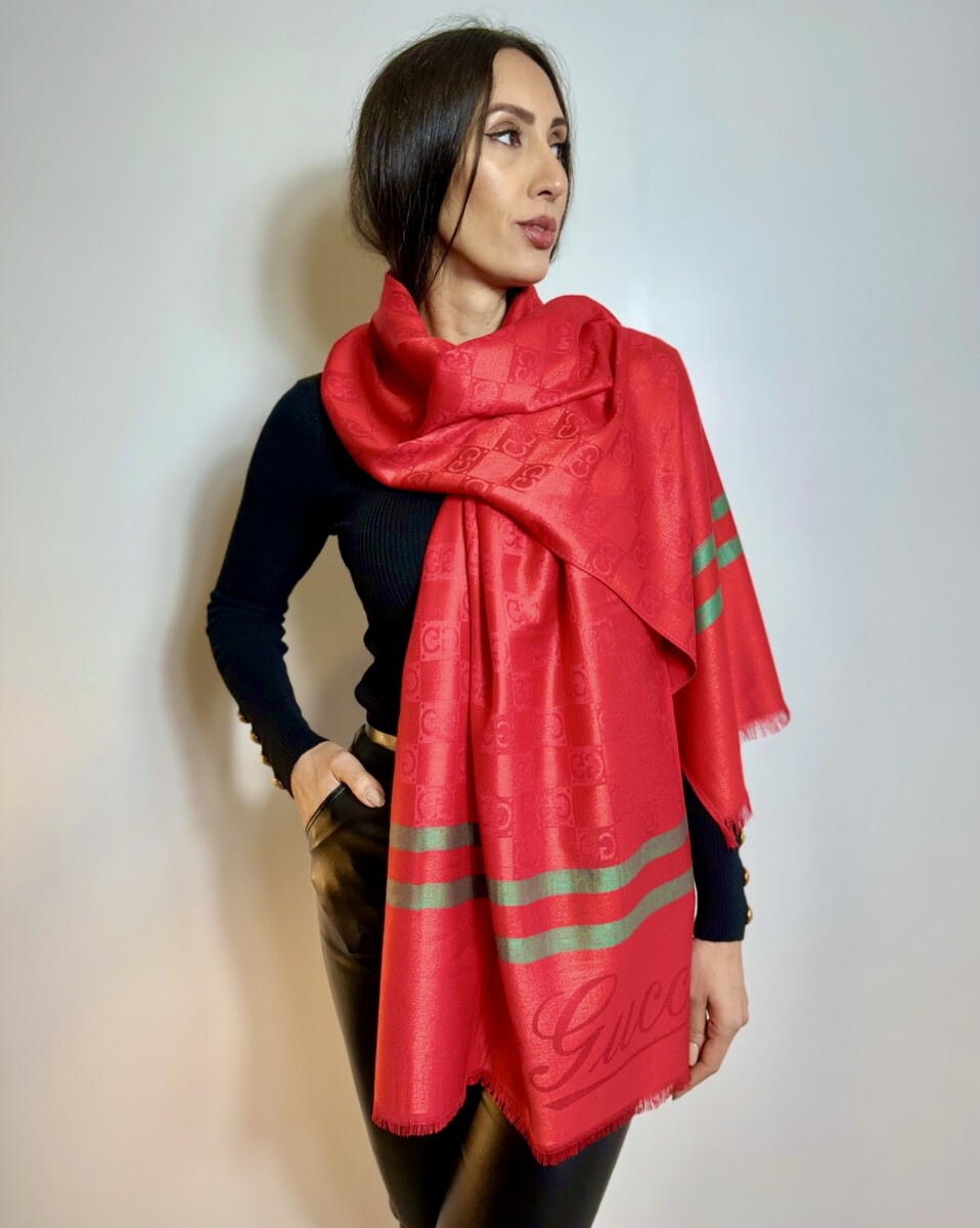 PASHMINA GUCCI GC - ROJA 