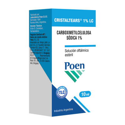 Cristaltears Lc 1% 10 Ml. Cristaltears Lc 1% 10 Ml.