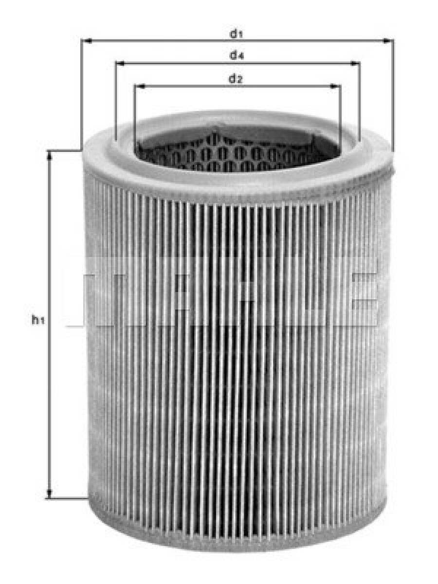 FILTRO AIRE KIA BESTA 2.7 - ASIA TOPIC MAHLE 