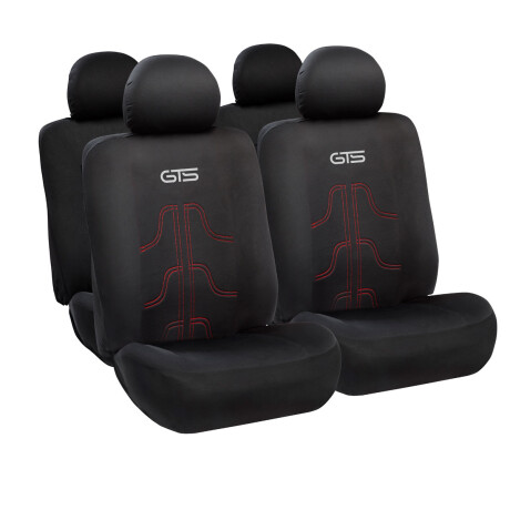 CUBRE ASIENTO - GTS 021 NEGRO ROJO POLYESTER 10PZAS. GTS CUBRE ASIENTO - GTS 021 NEGRO ROJO POLYESTER 10PZAS. GTS