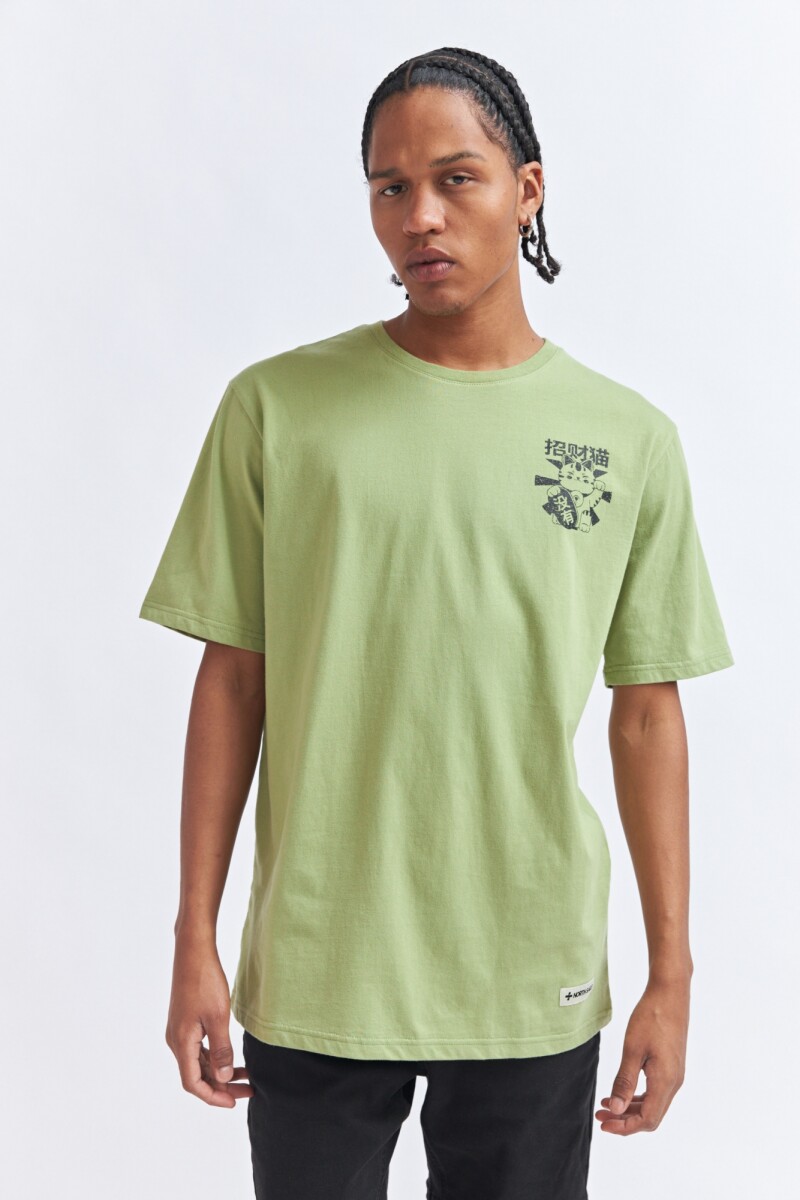 REMERA YAGO - VERDE OLIVA 