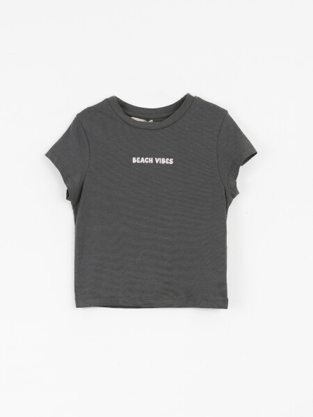 REMERA XANA GRIS OSCURO