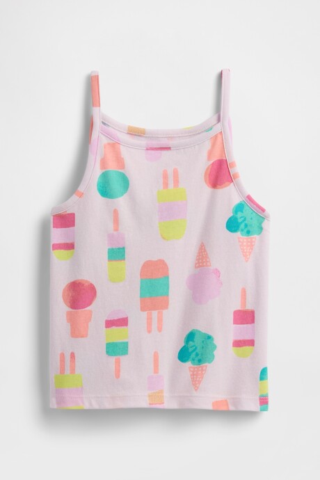 Musculosa Rib Toddler Niña Ice Cream