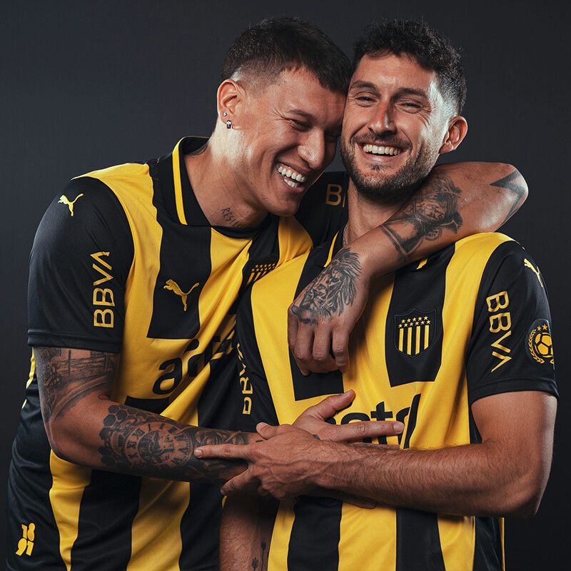 Camiseta Peñarol Home Jersey de Hombre Negro