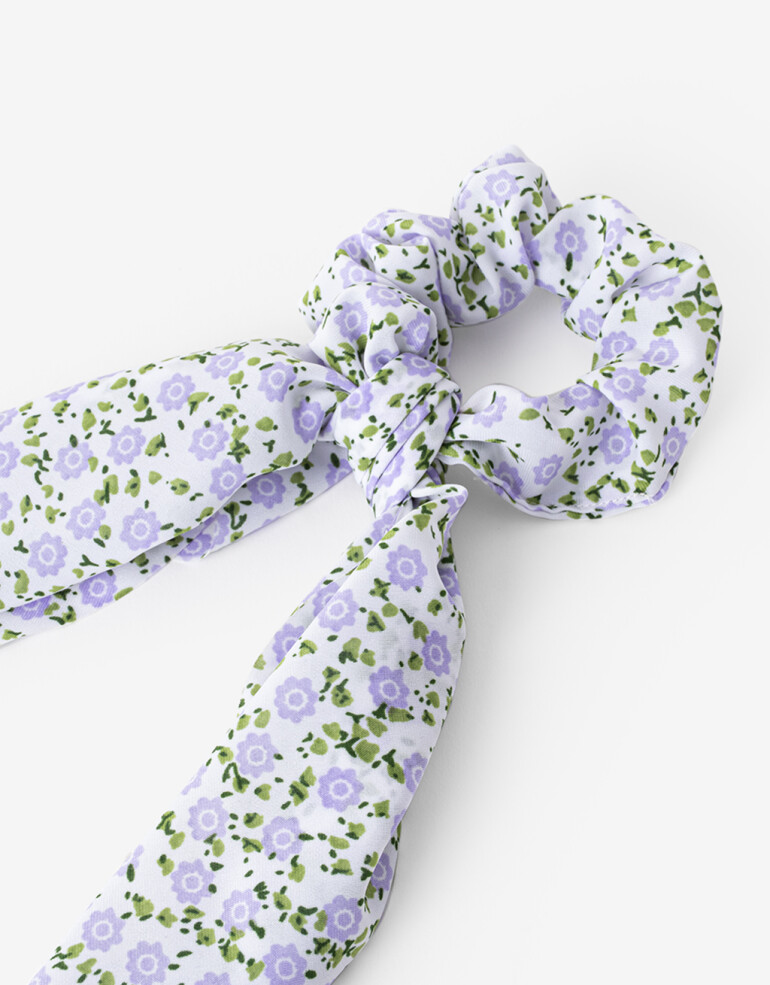 Gomitas Elásticas Estampados Gomita Elástica Con Lazo - Estampado Flores
