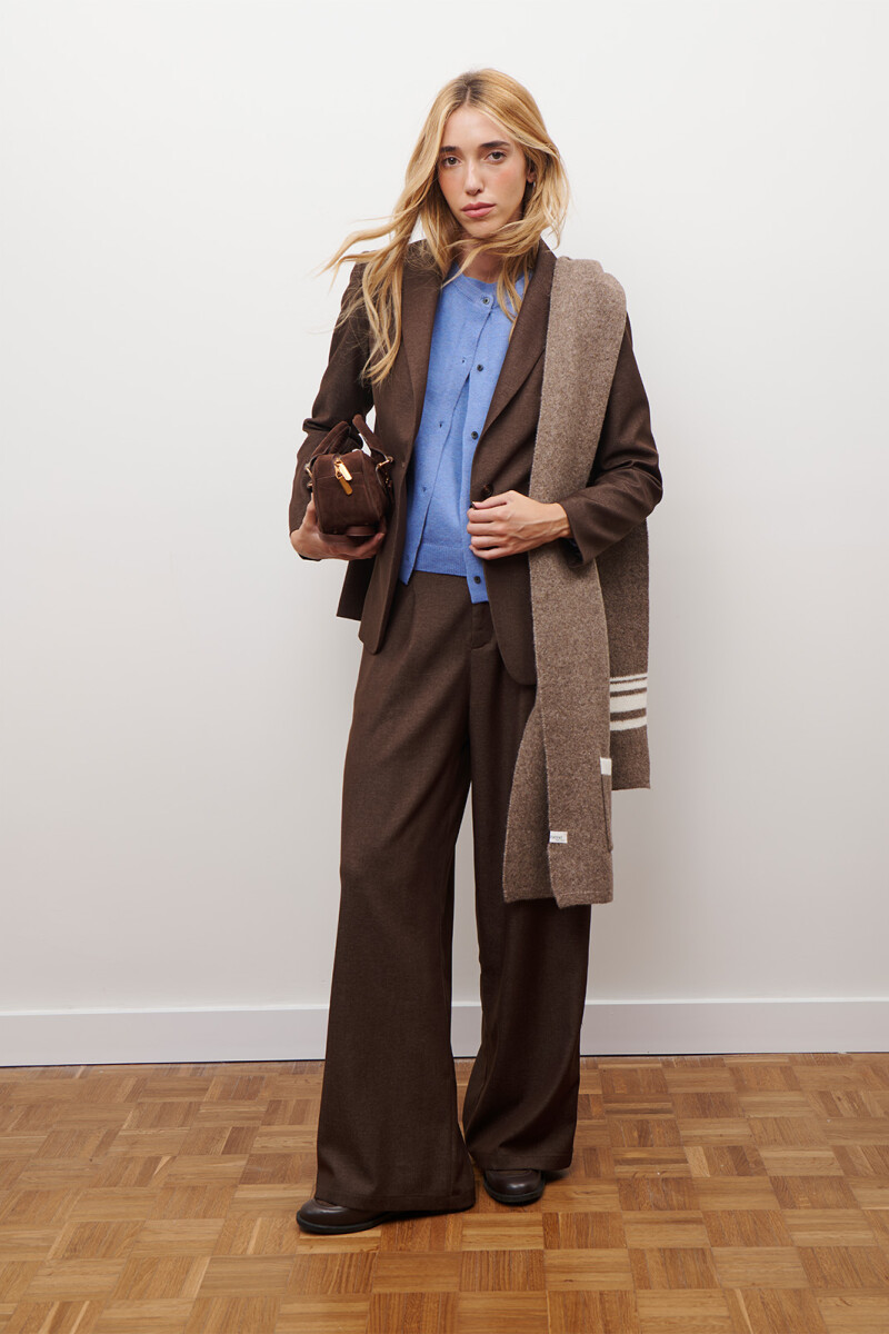 PANTALON JEAN TEXTIL MARRON