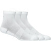 Medias Running Practice Quarter 3P Unisex Brilliant White