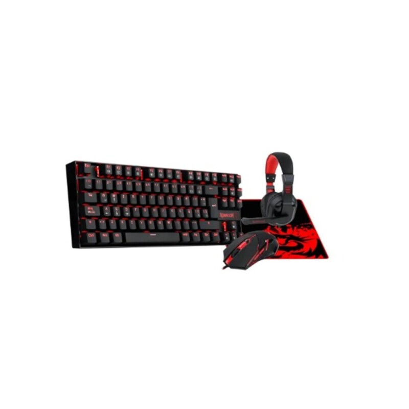 KIT REDRAGON K552 RGB TEC+MOU+AUR+MPAD KIT REDRAGON K552 RGB TEC+MOU+AUR+MPAD