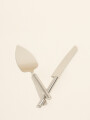 Accesorios Set Cuchillo Torta Plateado Color Unico