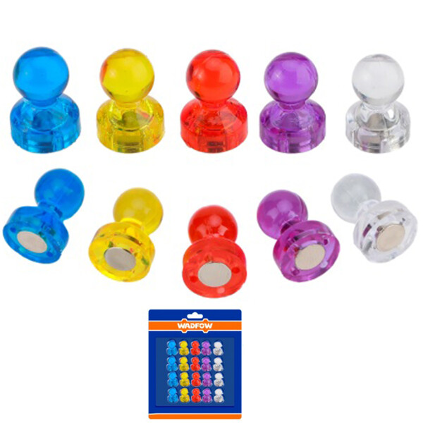 SET X 20 PIN MAGNETICOS VARIOS COLORES WADFOW WZE1K21 SET X 20 PIN MAGNETICOS VARIOS COLORES WADFOW WZE1K21