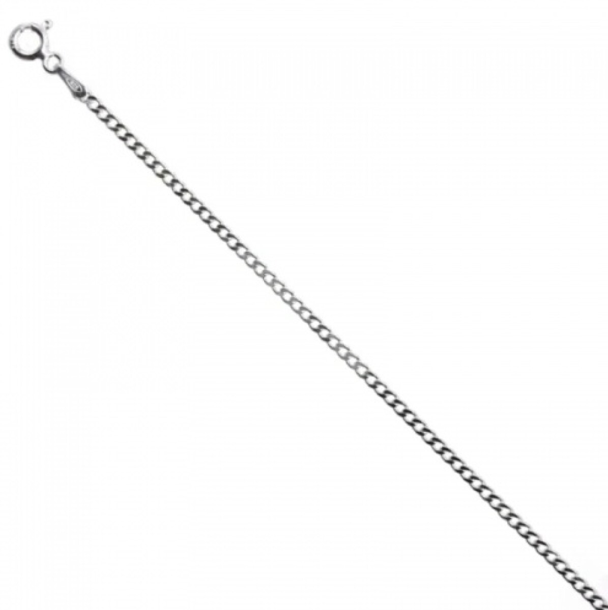 Cadena de plata 925. Modelo, GRUMETTE CHATA, 60 cm. 
