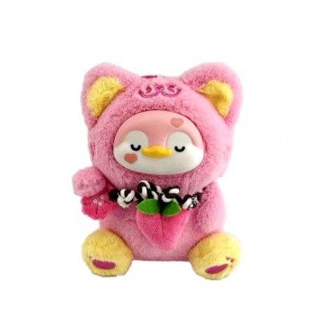 Llavero pingüino fortuna rosa
