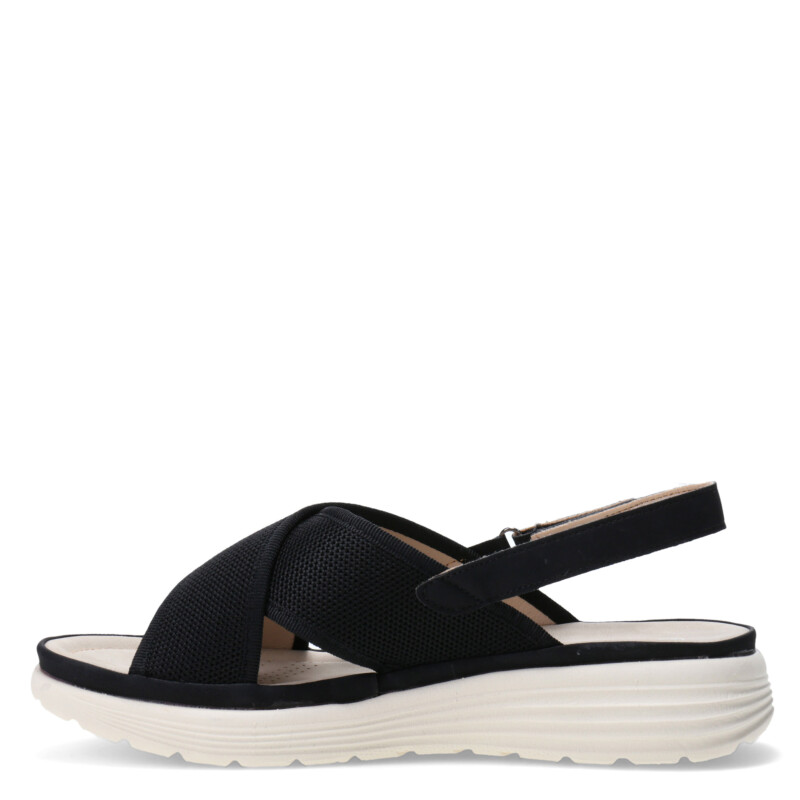Sandalias de Mujer Lady Confort CHAPELLE con tiras cruzadas Negro