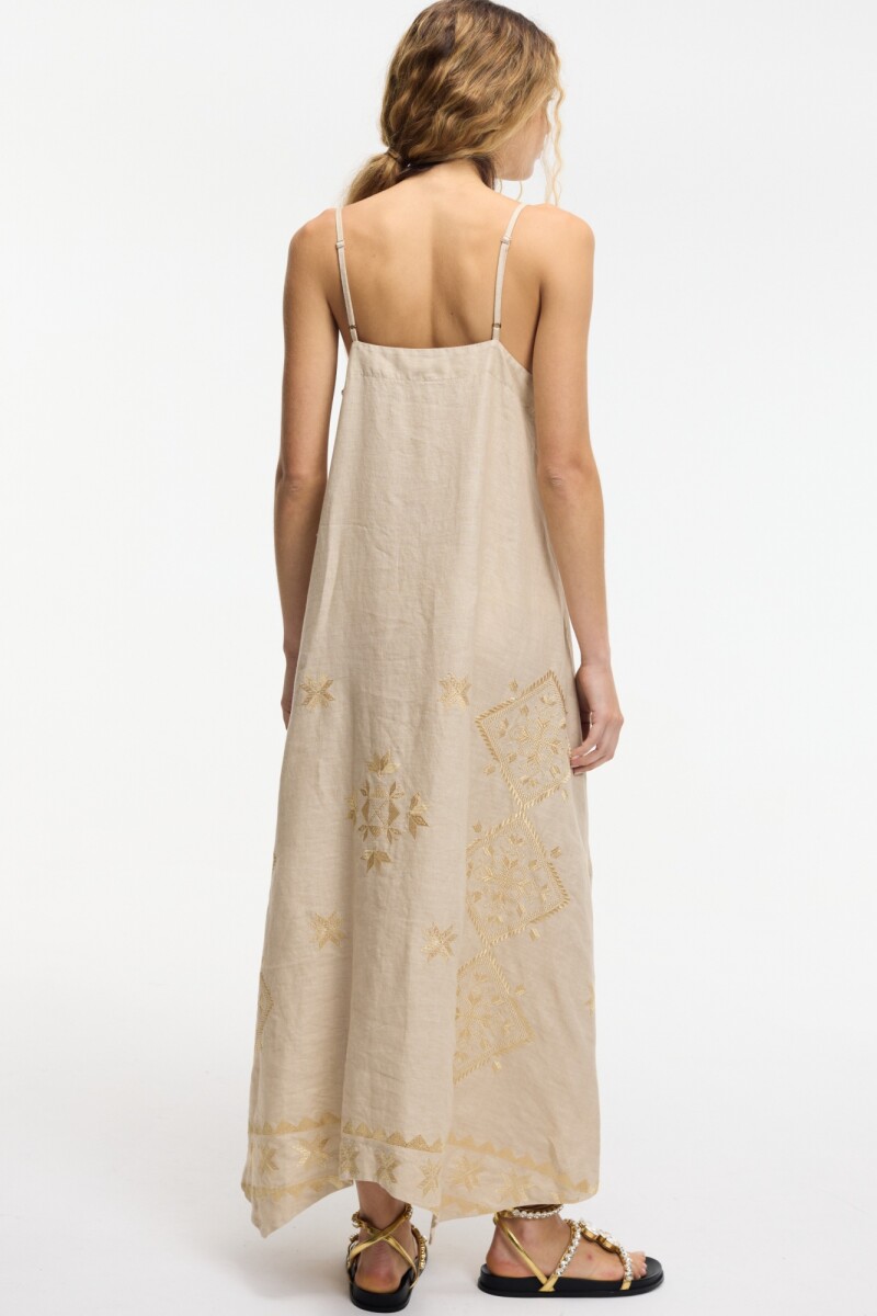 VESITDO BORDADO Beige
