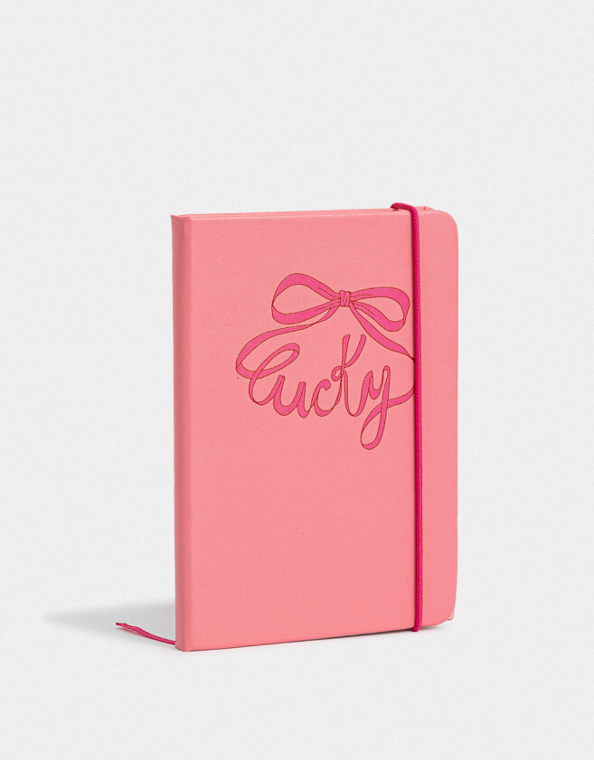 Anotadores Cuadernos y Memos Pu Bajorelieve Cuaderno A6 "lucky" - Fucsia Medio
