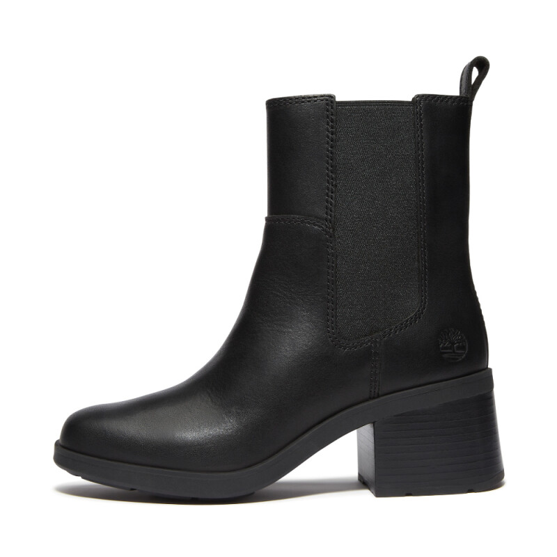 Botas Chelsea Bellevaux Mid Mujer Black Full Grain
