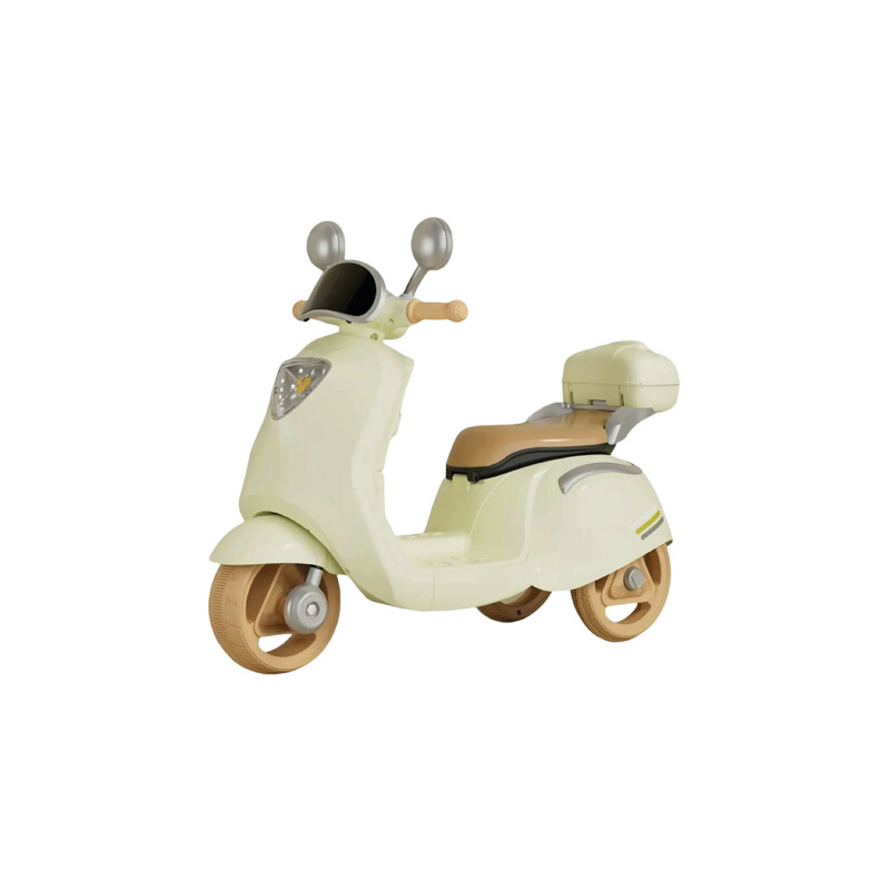 Moto Scooter a Batería Lumax Infantil Scooby Beige