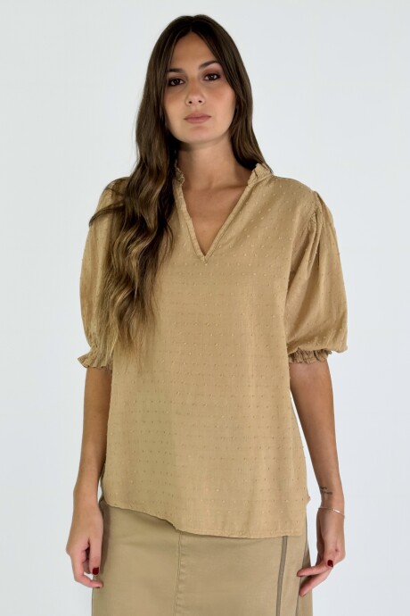 BLUSA VOMERO Camel