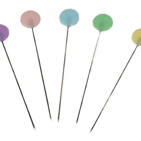 Caja Con Alfileres Patchwork Cabeza Fantasía Circulo X 50 Unidades Caja Con Alfileres Patchwork Cabeza Fantasía Circulo X 50 Unidades