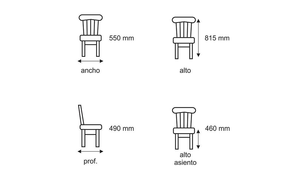 Silla Tolo A 2160 Silla Tolo A 2160