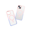 Protector para iPhone 13/14 borde degrade rosa/violeta Protector Para Iphone 13/14 Borde Degrade Rosa/violeta