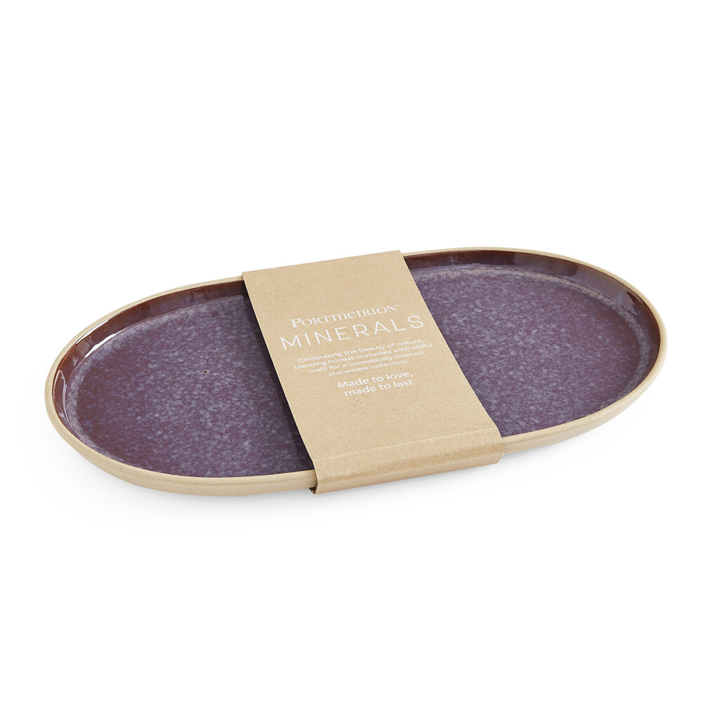PORTMEIRION MINERALS PLATO OVAL MEDIANOS AMATISTA PORTMEIRION MINERALS PLATO OVAL MEDIANOS AMATISTA